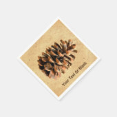 Pine Cone Serviette (Ecke)