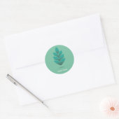 PINE CONE STICKER PASTEL TURQUOISE (Umschlag)