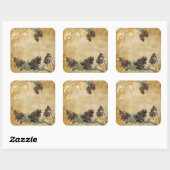 Pine Cone Stickers (Blatt)