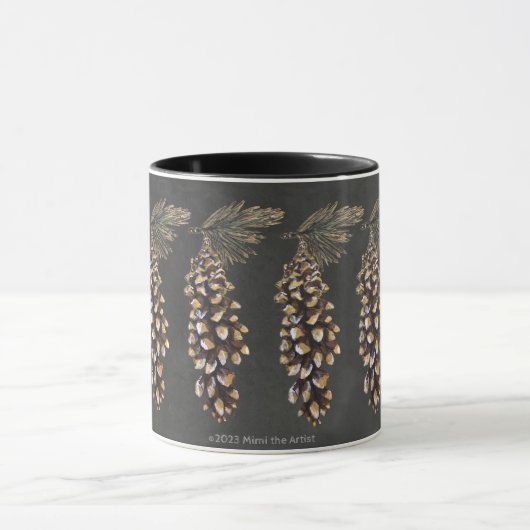 Pine Cone Tasse (Zentrum)