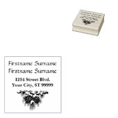 Pine Cone Weihnachtszeit Rücksendeadresse Gummi Br Gummistempel (Stempel)