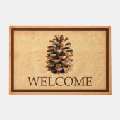 Pine Cone - Willkommen Fußmatte (Vorderseite)
