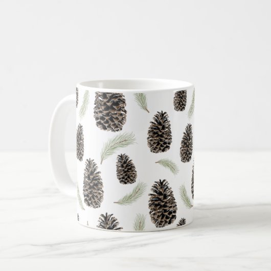 Pine Cones and Needles Tasse (Vorderseite Links)