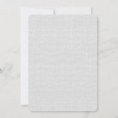 Pine cones Art zeichnend Rot-Graue Hochzeit Einladung (Rückseite)