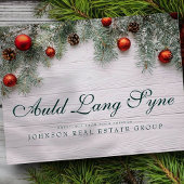 Pine Cones | Auld Lang Syne Greeting Postkarte