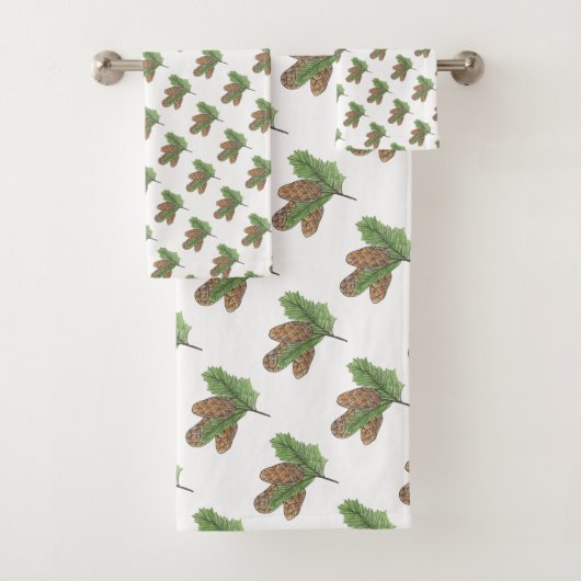pine cones badhandtuch set (Insitu)