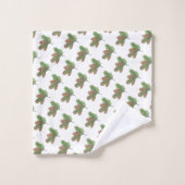 pine cones badhandtuch set (Waschlappen)