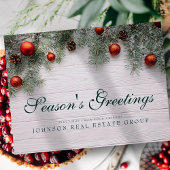 Pine Cones | Begrüßung der Saison Postkarte