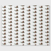 Pine Cones Christmas  Geschenkpapier (Flach)