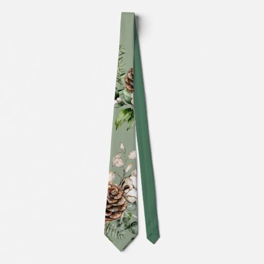 Pine Cones ChristmasTie Krawatte (Vorderseite)
