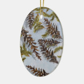 Pine Cones Evergreen Branches Holiday Ornament (Links)