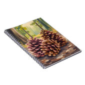 Pine Cones | Fall Autumn Watercolor Forest Notizblock (Rechte Seite)