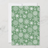 Pine Cones Fir Wreath Holiday Weihnachts-Party Einladung (Rückseite)