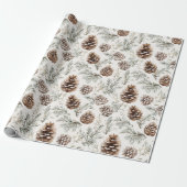 Pine Cones Geschenkpapier (Ungerollt)
