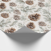 Pine Cones Geschenkpapier (Ecke)