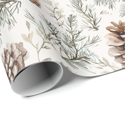 Pine Cones Geschenkpapier (Rolleneckpunkt)