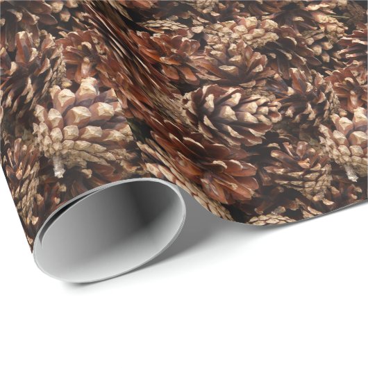 Pine Cones Geschenkpapier (Rolleneckpunkt)
