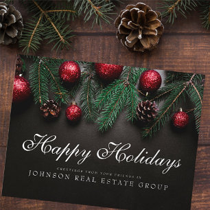 Pine Cones   Gruß an Feiertage Postkarte