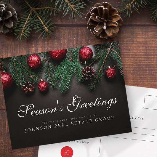 Pine Cones | Grüße der Jahreszeit Postkarte