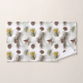 Pine Cones Herbst Badhandtuch Set (Handtuch)