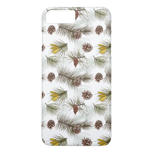 Pine Cones Herbst Case-Mate iPhone Hülle (Rückseite)
