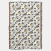 Pine Cones Herbst Decke (Vorderseite Vertikal)