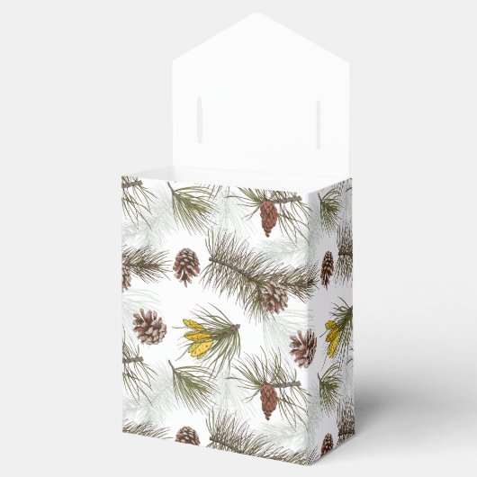 Pine Cones Herbst Geschenkschachtel (Geöffnet)