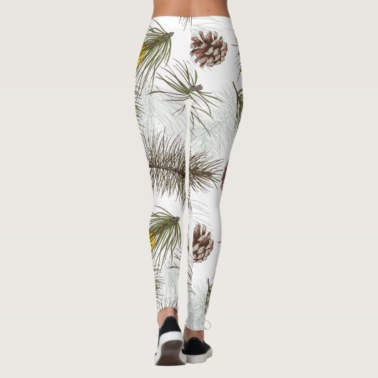 Pine Cones Herbst Leggings (Rückseite)