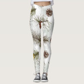 Pine Cones Herbst Leggings (Vorderseite)