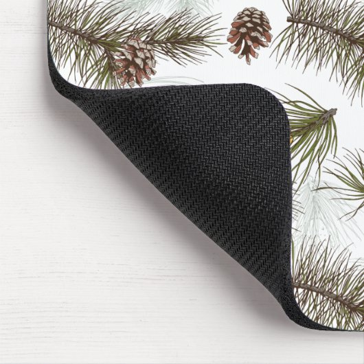Pine Cones Herbst Mousepad (Ecke)