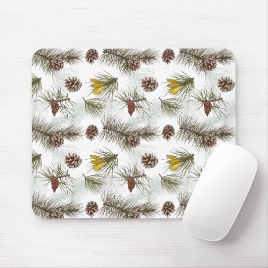 Pine Cones Herbst Mousepad (Mit Mouse)