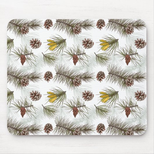 Pine Cones Herbst Mousepad (Vorne)