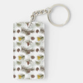 Pine Cones Herbst Schlüsselanhänger (Rückseite)