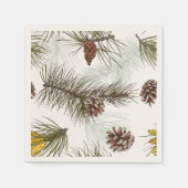 Pine Cones Herbst Serviette (Vorderseite)