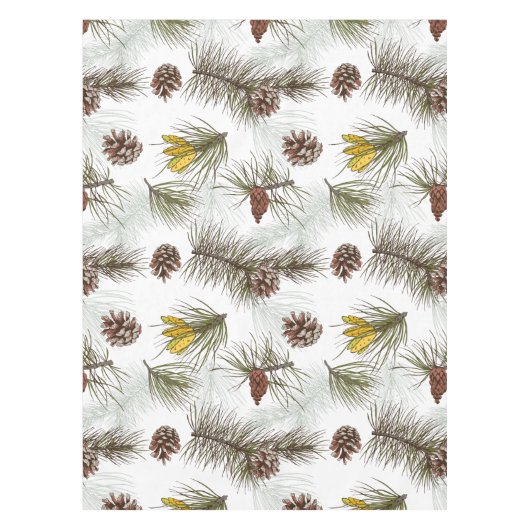 Pine Cones Herbst Tischdecke (Vorderseite)