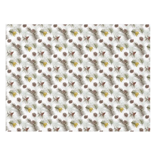 Pine Cones Herbst Tischdecke (Vorderseite (Horizontal))