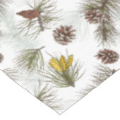 Pine Cones Herbst Tischdecke (Schrägansicht)