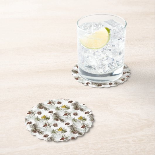 Pine Cones Herbst Untersetzer (Vor Ort)