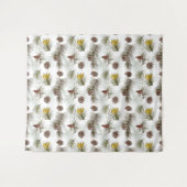 Pine Cones Herbst Wandteppich (Vorderseite (Horizontal))