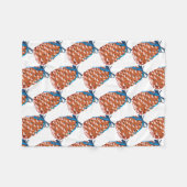 Pine Cones Holiday Deco Fleecedecke (Vorderseite (Horizontal))