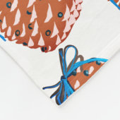 Pine Cones Holiday Deco Fleecedecke (Ecke)