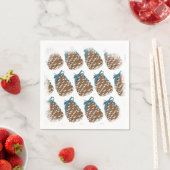Pine Cones Holiday Deco Serviette (Beispiel)