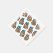 Pine Cones Holiday Deco Serviette (Ecke)