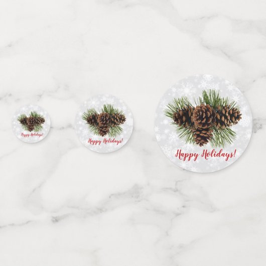 Pine Cones Konfetti (Rückseiten)