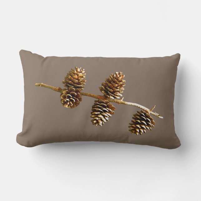 Pine Cones Lendenkissen (Vorderseite)