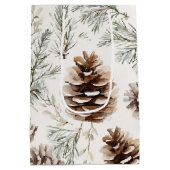 Pine Cones Mittlere Geschenktüte (Rückseite)