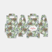 Pine cones Muster Frohe Weihnachtsblumen Geschenkschachtel (Ungefaltet)