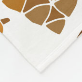 Pine cones Musterbeispiel. Fleecedecke (Ecke)