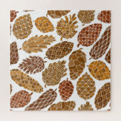 Pine cones Musterbeispiel. Puzzle (Horizontal)