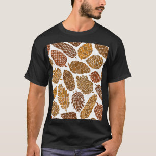Pine cones Musterbeispiel. T-Shirt